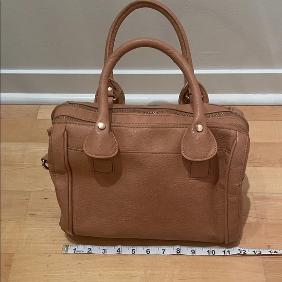 Simons Modern Bowling Handbag in Sand - Picture 10 of 12